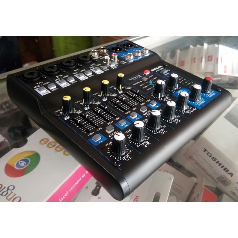 MIXER 8CHANNEL LIVE ASHLEY JAGUAR 8 ORIGINAL CONNECT TO KOMPUTER