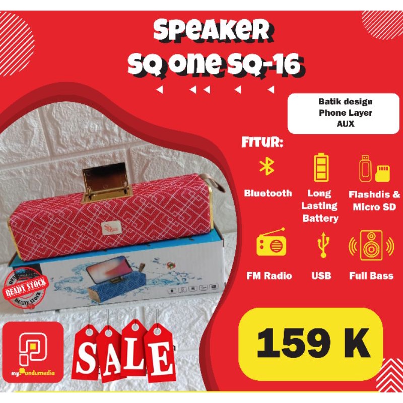 SPEAKER SQ ONE SQ-16 BLUETHOOT