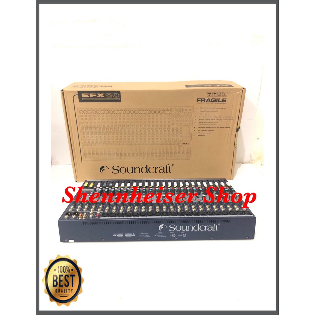 Mishad Shop -  Mixer Audio Soundcraft EFX 20 Mixer Soundcraft 20 Channel GU-5117-1806