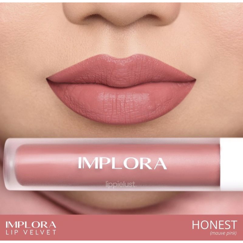 ❤mawarjingga❤ IMPLORA Lip Velvet  4,6 gram | Lip Cream | Lipstik | Lipvelvet |