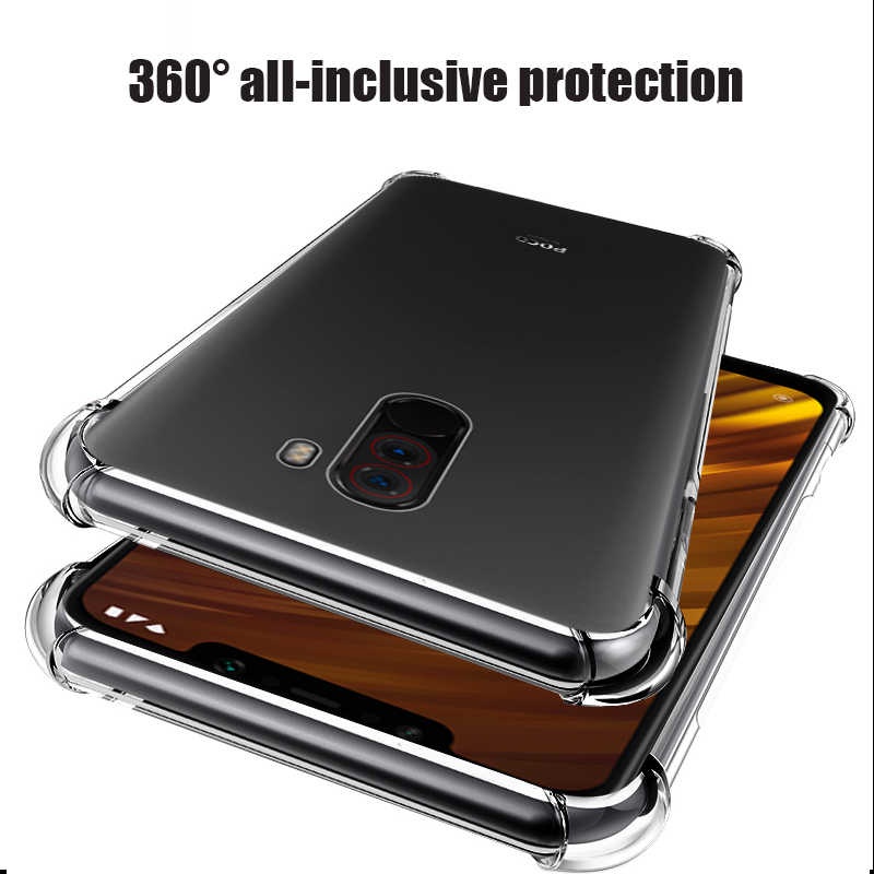 SOFT Anti crack XIAOMI POCO F3 / POCO F3 PRO / POCO F2 PRO / POCOPHONE F1 CASE XIAOMI