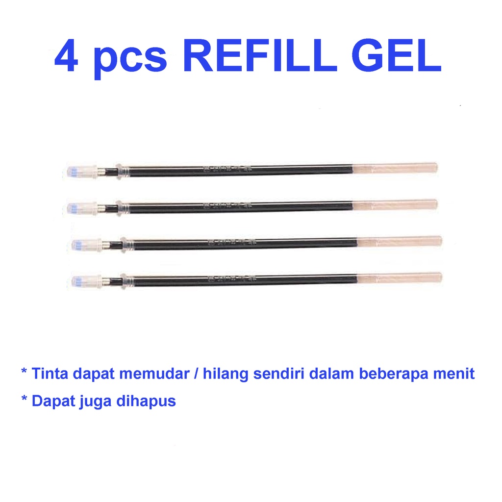 

REFILL Erasable Pen Pulpen Pena Gel Bisa Dihapus Tinta hapus