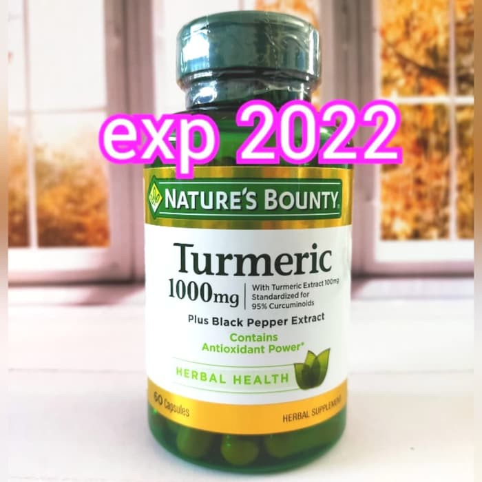 Nature's Bounty Turmeric 1000 mg isi 60 Capsules Nature Bounty