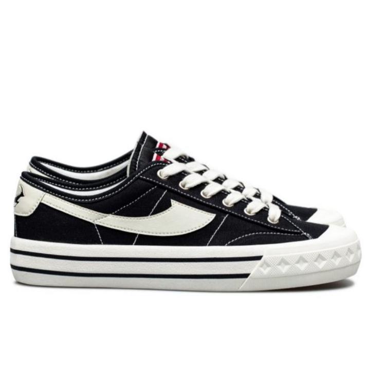 ㅔ Sepatu Compass Retrograde Low White Blue, Black White, Cream & Blue Gum 36,37,38,39,40,41,42,43,44