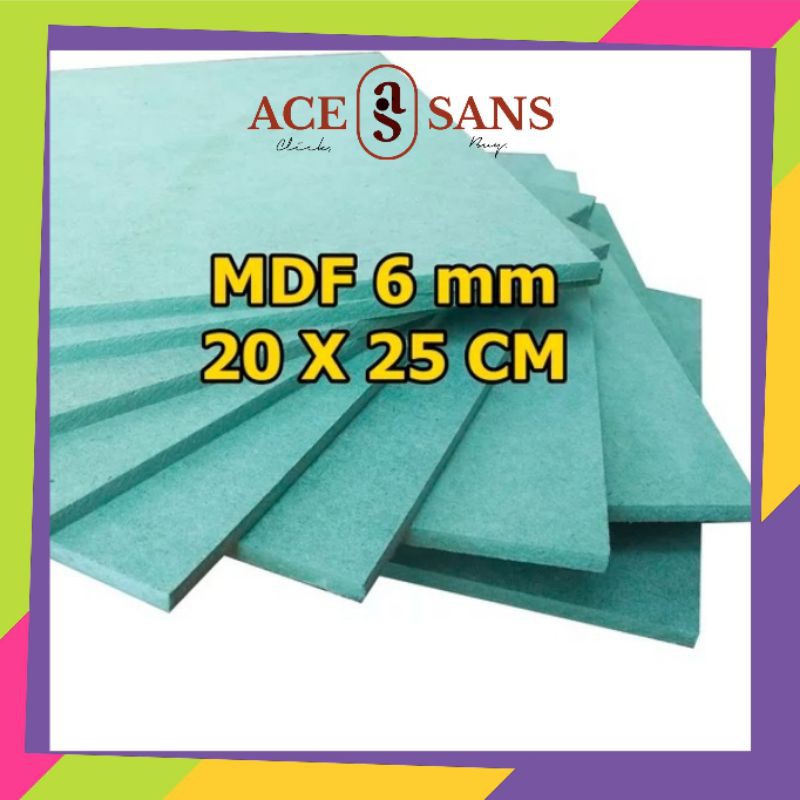 

Papan MDF Premium Tebal 6 mm 20 x 25 cm I Papan MDF I Papan Serbaguna I Papan Tebal I Papan Premium