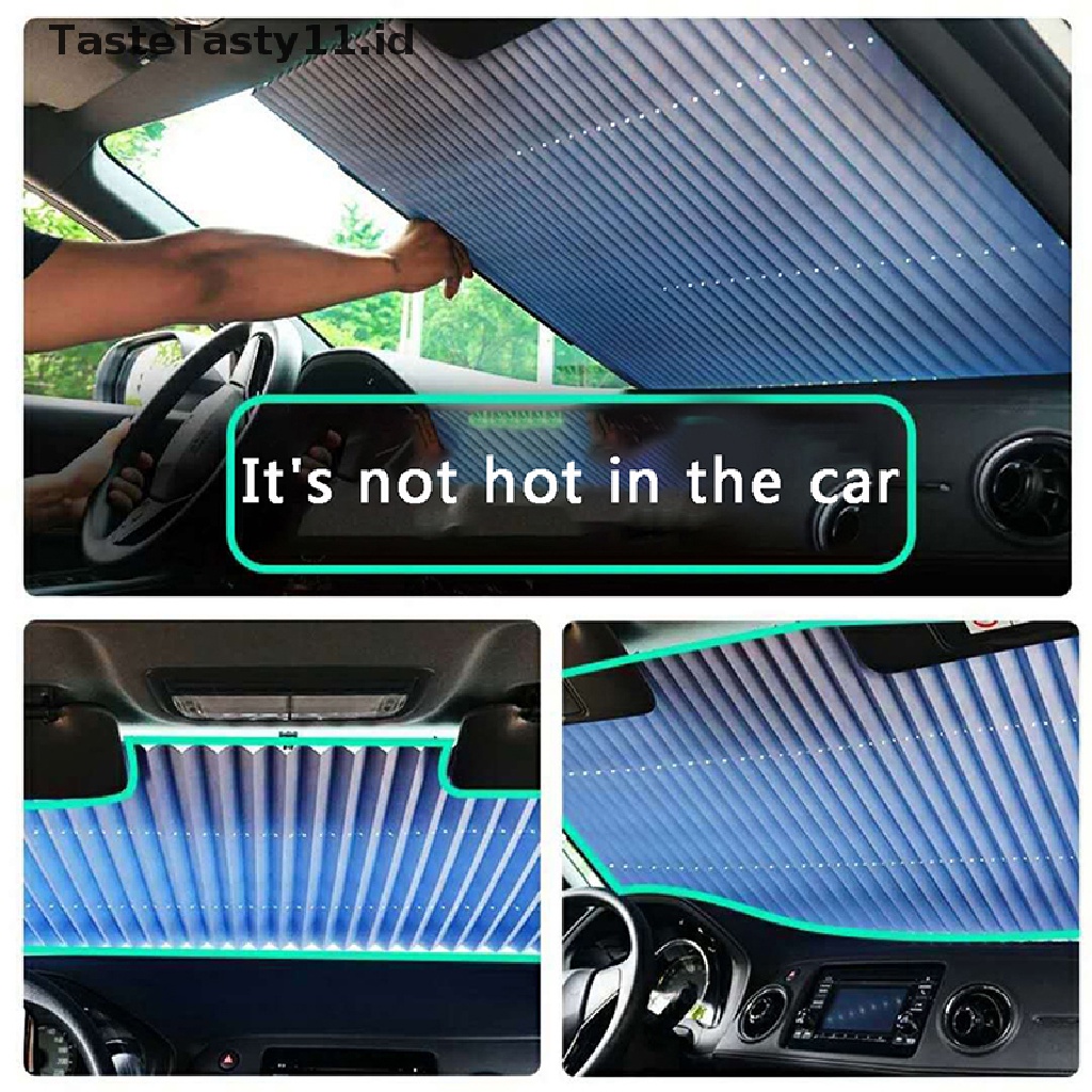 【TasteTasty】 Car Windshield Sun Shade Extension Car Cover Window Sun Visor Protect Curtain .