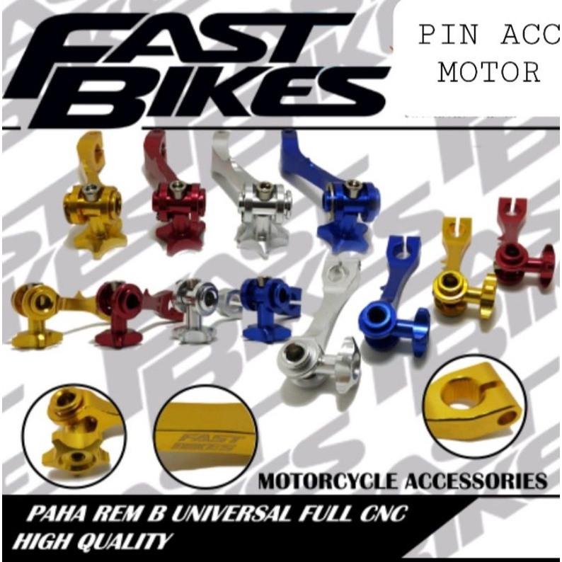 PAHA REM B FULL CNC FASTBIKE UNIVERSAL HONDA YAMAHA BEAT VARIO MIO NMAX PCX DAN MOTOR LAINNYA