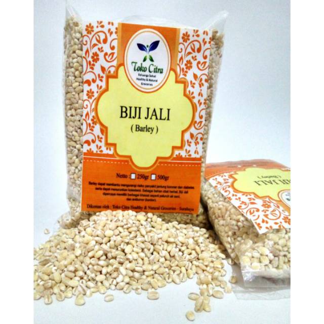 

2 pack Hanjeli Biji Jali Imi Jelai Barley Biji Hanjeli Biji Barley Beras Jali Surabaya