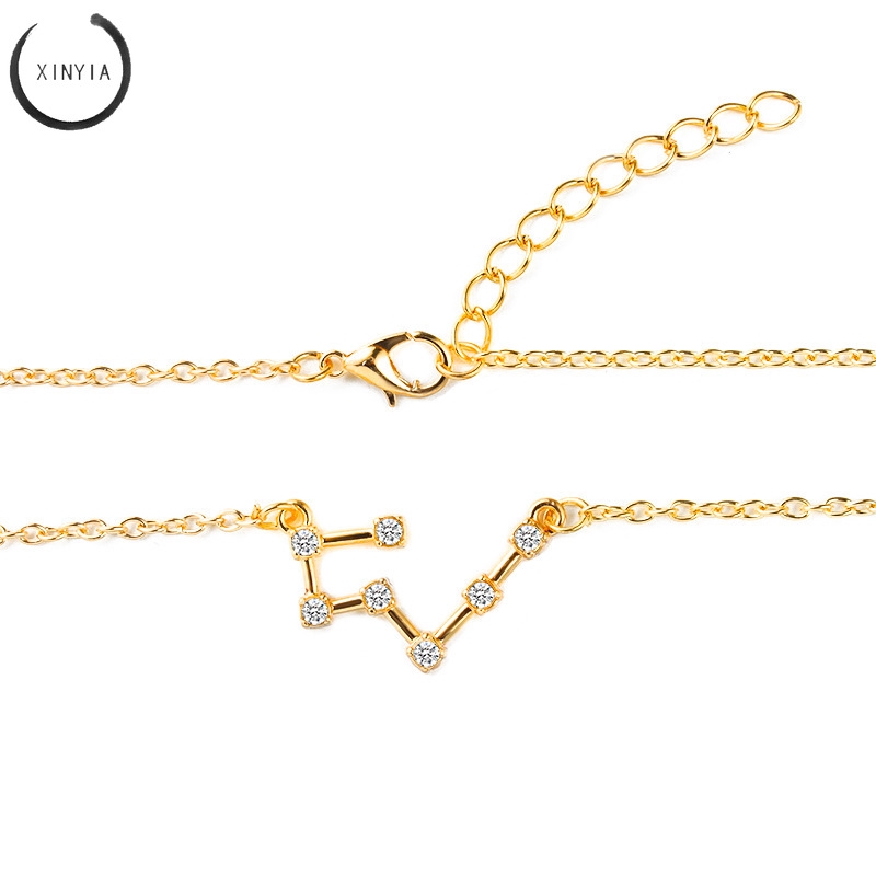 COD Lucky 12 Constellation Kalung Guardian Necklace Ulang Tahun Hadiah Hari Valentine