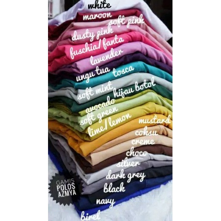 Gamis Jersey Polos SUPER JUMBO XXXL