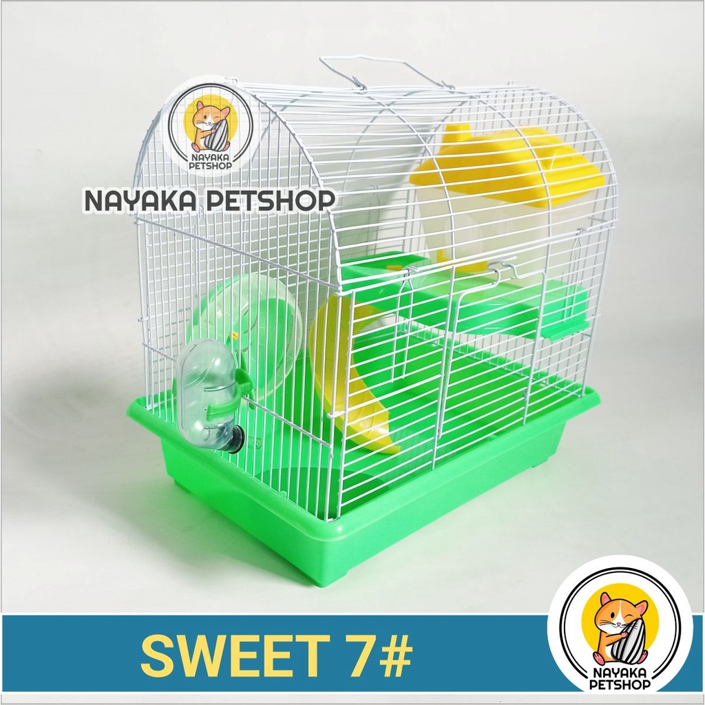 Sweet 7# Kandang Hamster Tingkat 2 Lantai Murah