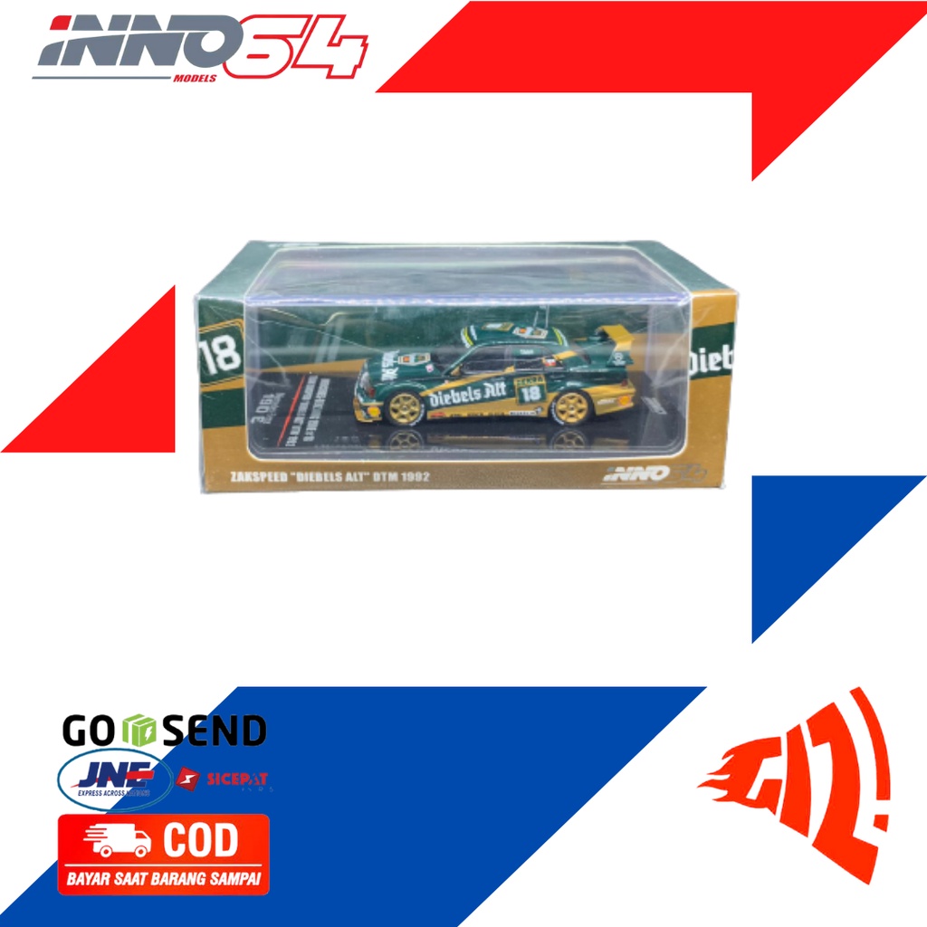 Inno64 Mercedes-Benz AMG 190E #18 Team Zakspeed Diebels Alt DTM 1992