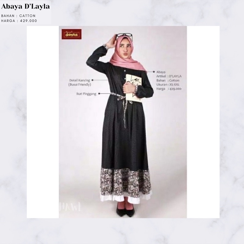 SALE Abaya D’Layla by Rumah Dannis