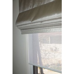 Roman Shade- Double Cord (Sudah Termasuk Sheer)- Onna Gold- Tirai Jendela