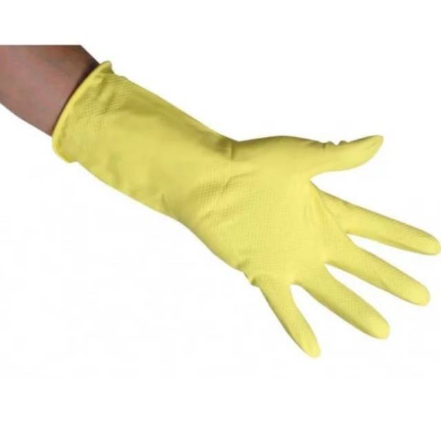 Sarung Tangan Karet Latex Panjang Cuci Piring Gloves Silikon Rubber Kuat Multifungsi Anti Air