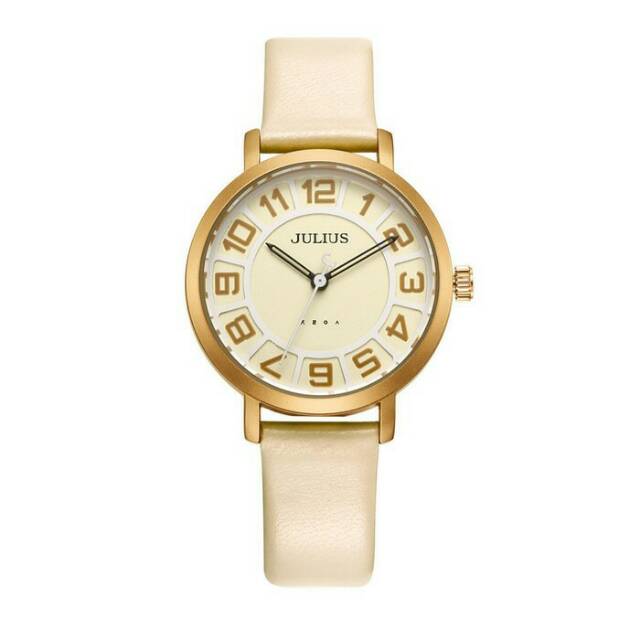 Julius Korea Ori JA939 / JA-939 Jam Tangan Wanita Korea Remaja Dewasa Ivory