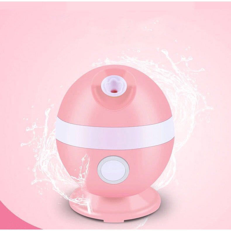 Nano Ionic Kabut Steamer Wajah Panas Kabut Pelembab 70ML Tangki Besar Wajah Sprayer Humidifier DIY Steamer Wajah Dalam cleaning (Merah Muda)