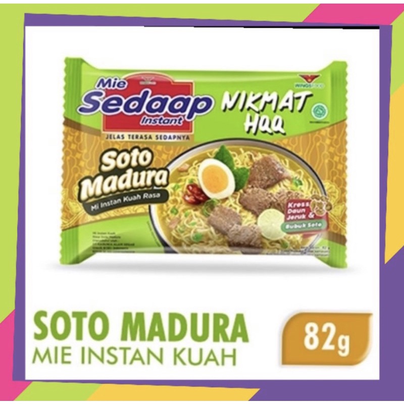 

mie sedaap kuah soto madura