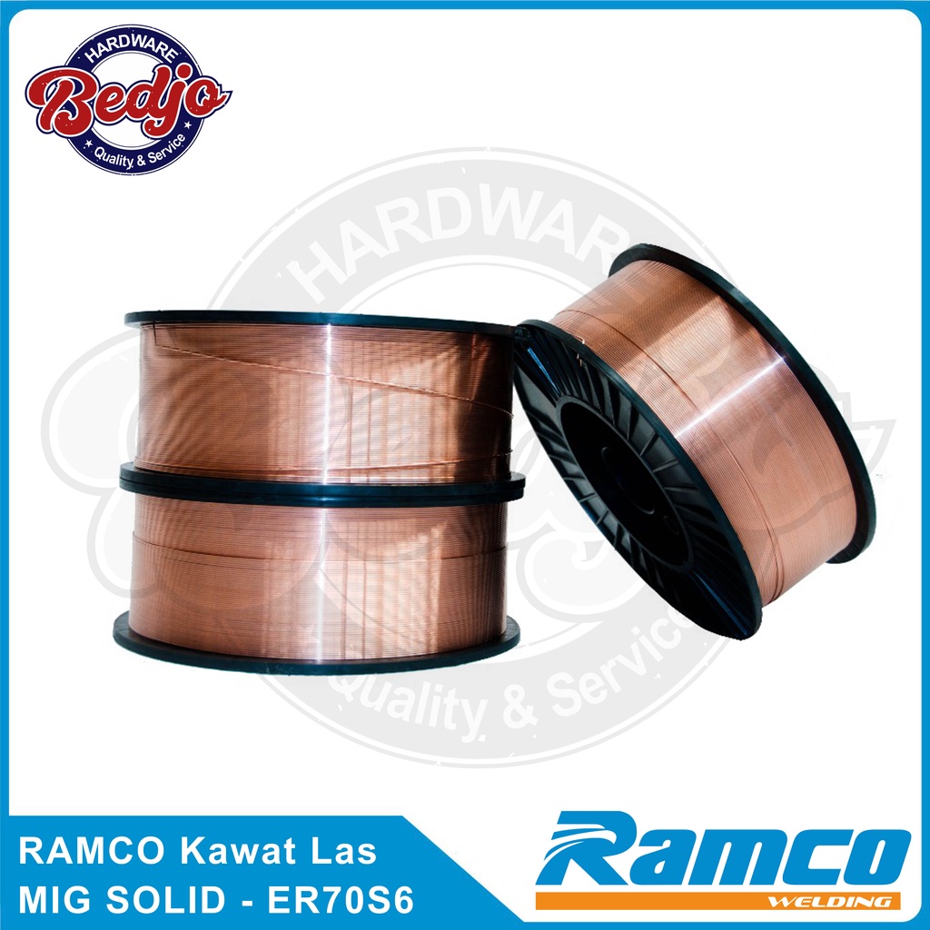 Kawat Las MIG Solid RAMCO ER70S6 - Kawat Las MIG 0.6mm / 0.8 mm