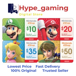 eshop top up cards