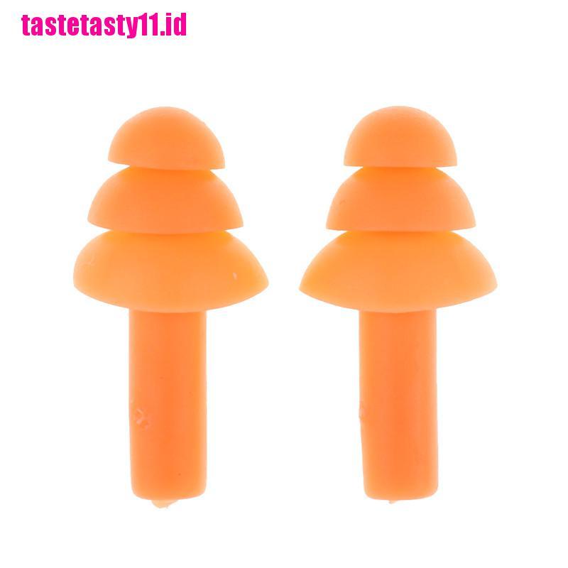 20 Pcs Ear Plugs Bahan Silikon Anti Bising Untuk Mendengkur