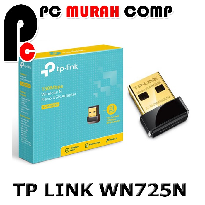 TP-LINK 150Mbps Wireless  Nano USB Adapter TL-WN725N