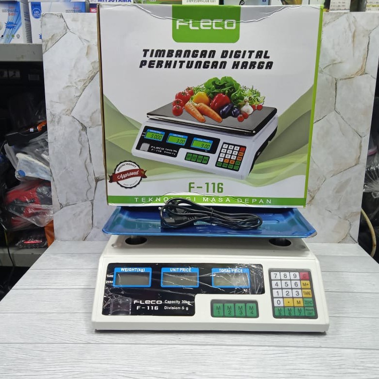 Promo Terbaru!!! Timbangan Digital FLECO F-116 Timbangan dapur Mudah digunakan dan berkualitas