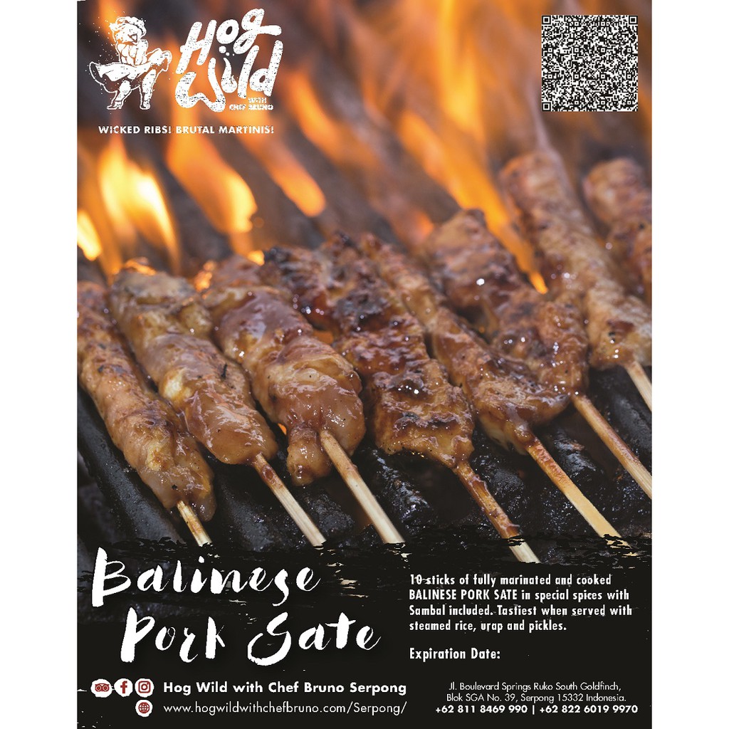 

Balinese Pork Sate 10tusuk Frozen