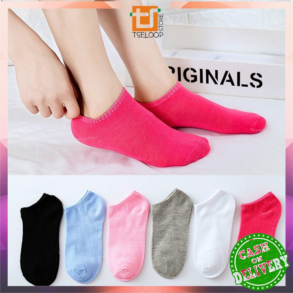 OFM - P51-P54 Kaos Kaki Pendek Dewasa / Kaos Kaki Semata Kaki / Kaos Kaki Ankle Motif / Short Socks-Polos