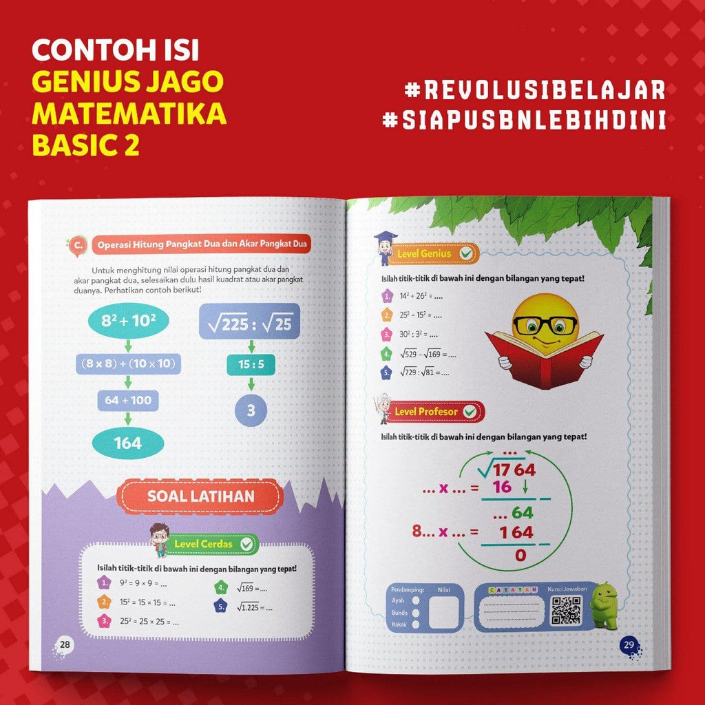 Buku Genius Jago Matematika (Basic 1 dan 2)