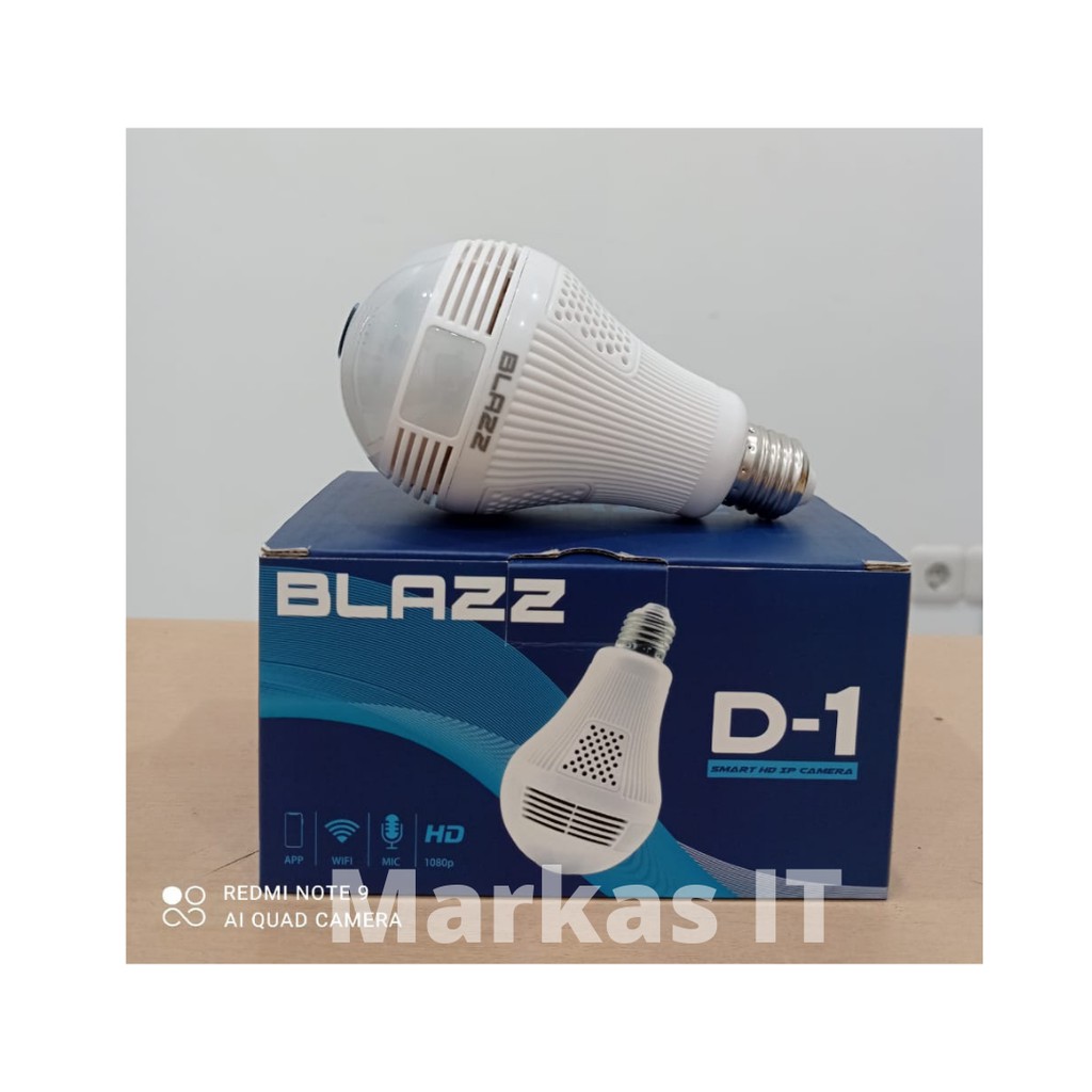 CCTV Wifi Bohlam Blazz D1 3W 2MP
