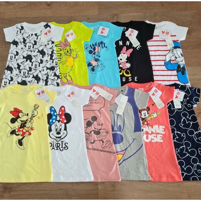 Dress Anak Uniqlo Disney size 1-10T