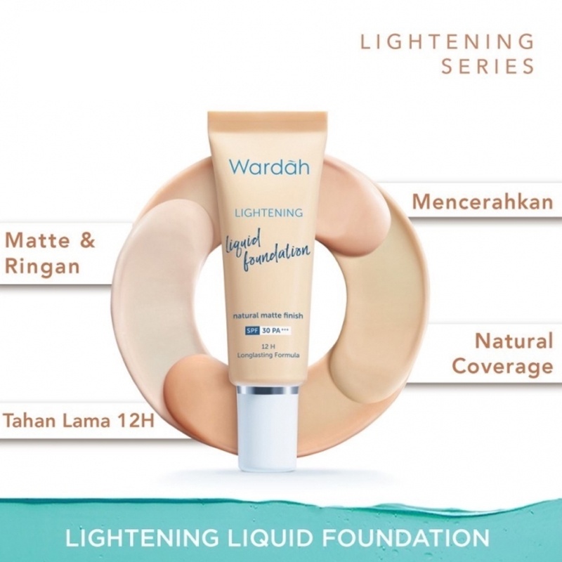 Wardah Lightening Liquid Foundation SPF 40 PA ++++