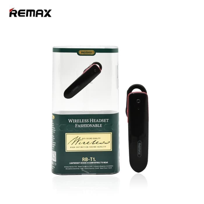 Promo Remax Headset Bluetooth RB-T1/ Headset Remax BT-T1/ Headset BT Murah Baru