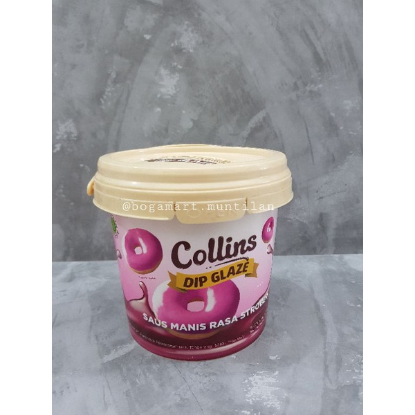 

Collins Dip Glaze Stroberi 1kg/ Colins Stroberi / Colin Strawberry / Selai Collins / Glaze Collins / Collins Pasta/ Selai Stroberi / Pasta Stroberi / Selai Strawberry