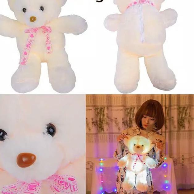 DISCOUNT BESAR>>Boneka Teddy Bear Dengan Lampu LED.KWALITAS TERBAIK.