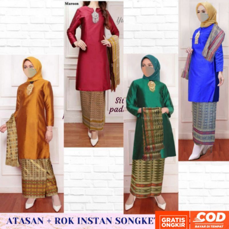 (Realpict)Setelan Baju Kurung Melayu / Baju Kurung Iriana / Baju Kurung Malaysia / Baju Kurung Melayu / Baju Kurung modern/Baju Kurung Songket /Kebaya Baju Kurung Modern/Kebaya Modern by azurah