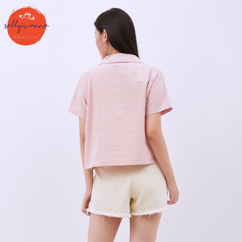 Ella Top - Baju Setelan Wanita / Setelan / Fashion Wanita / Set Wanita / linen