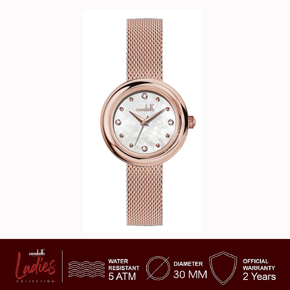 Jam tangan wanita CONDOTTI MARGHERITA CNL10015-RG01-M13