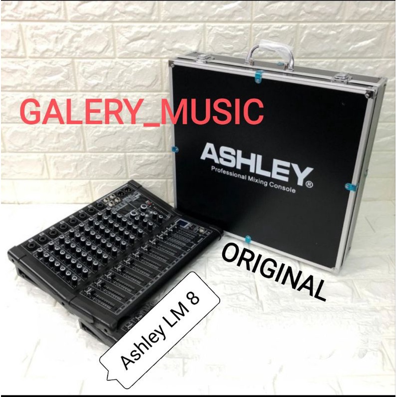 Mixer Audio Ashley LM 8 ORIGINAL 8 Channel reverb 99dsp