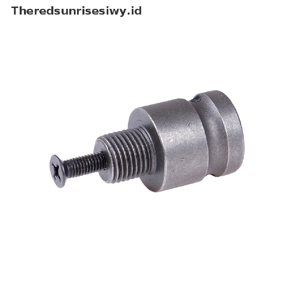 (Theredsunrisesiwy.Id) Adaptor Konverter Kunci Pas Impact 1 / 2-20unf Keyless 1 / 2 &quot;Dengan Sekrup