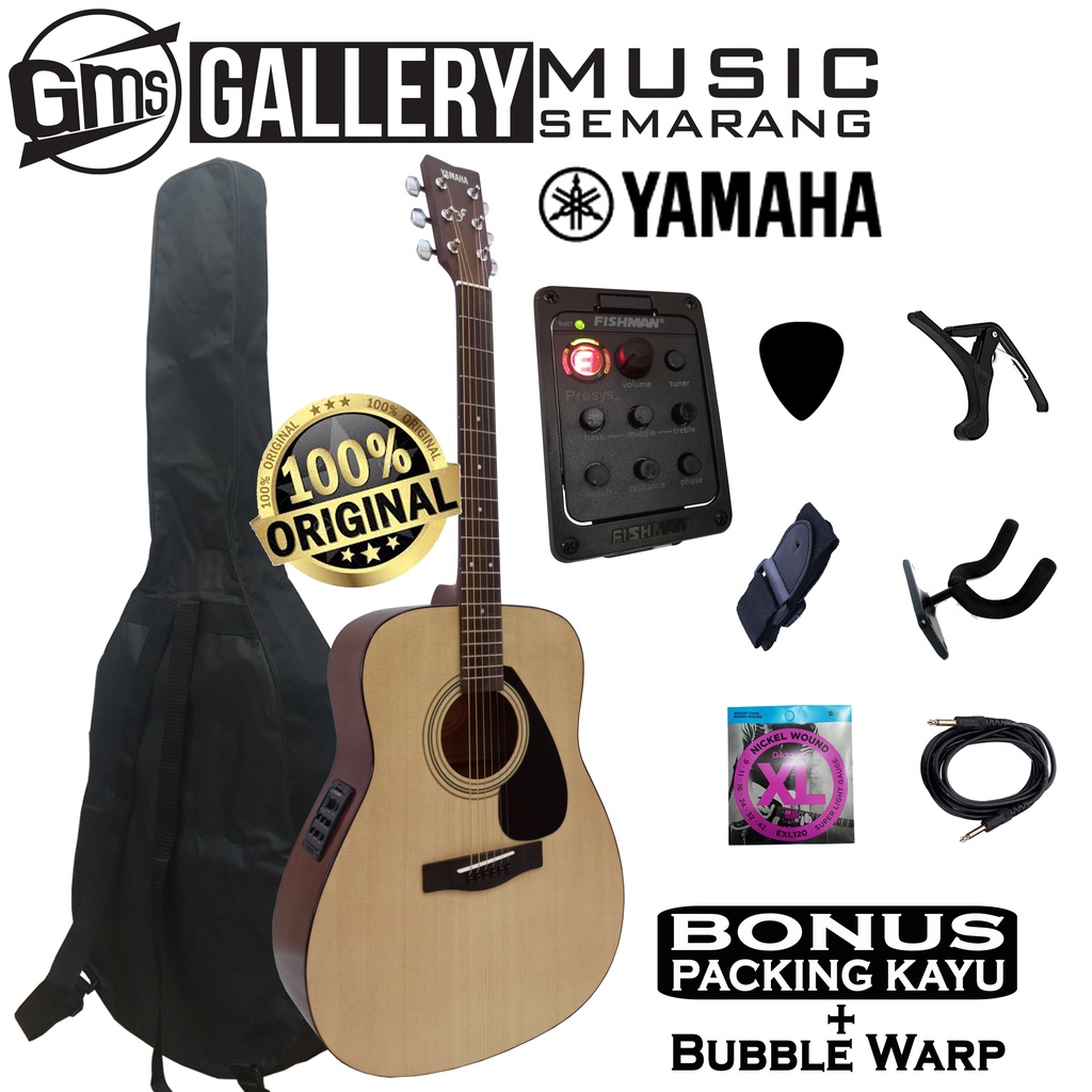 ORIGINAL!!! Gitar Akustik Elektrik Yamaha F310 Original Preamp Equalizer Tuner Fishman