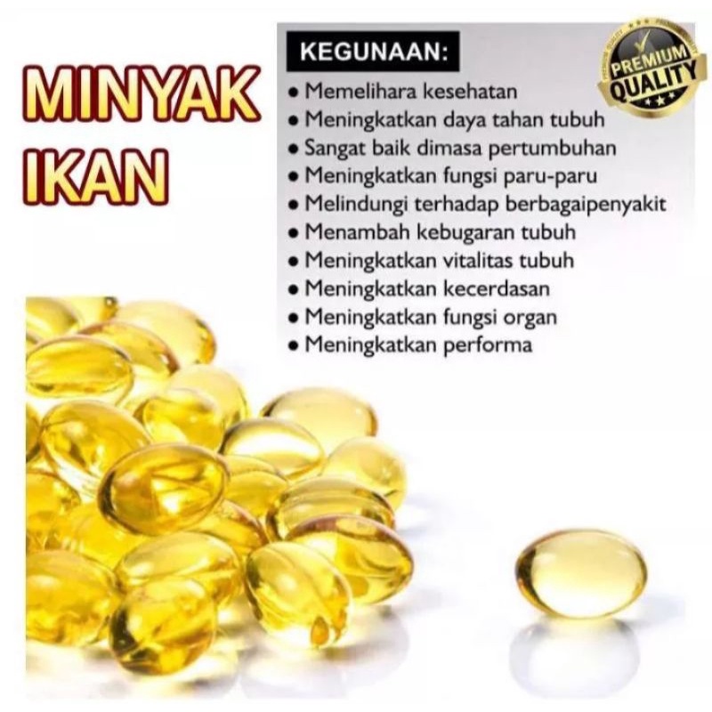 Minyak Ikan Kucing 10 butir vitamin Untuk Kucing Anjing