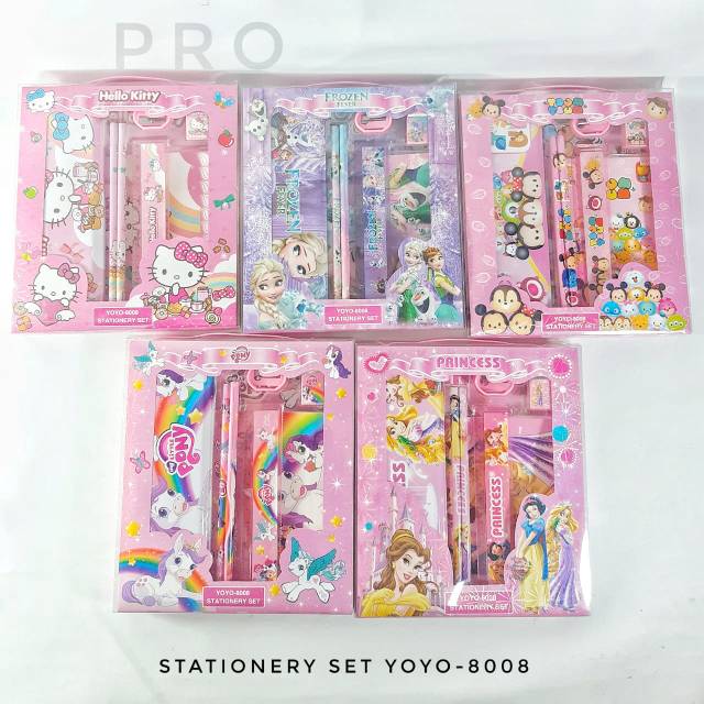 

Paket Alat Tulis - Souvenir Ultah 8008 Tsum-Tsum/Little Pony/Spiderman/Cars/Frozen