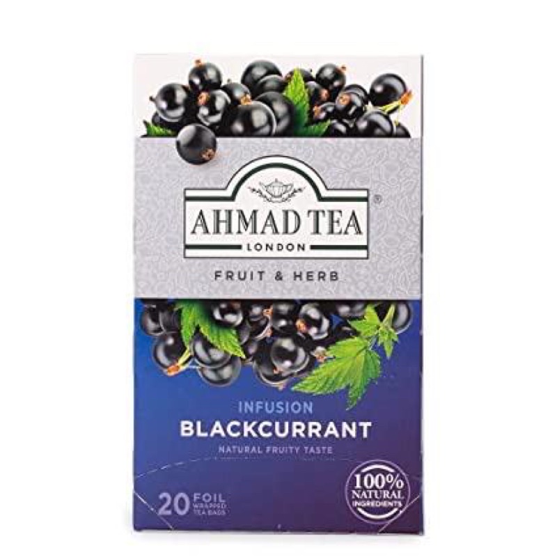 Ahmad Tea Blackcurrant infusion 20s - 36 gram TERLARIS