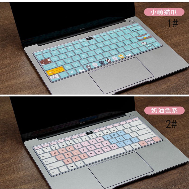 Huawei silicone keyboard cover for matebook 14/D14/D15/Xpro 2020 Honor MagicBook 14/15 color printing color keyboard membrane film