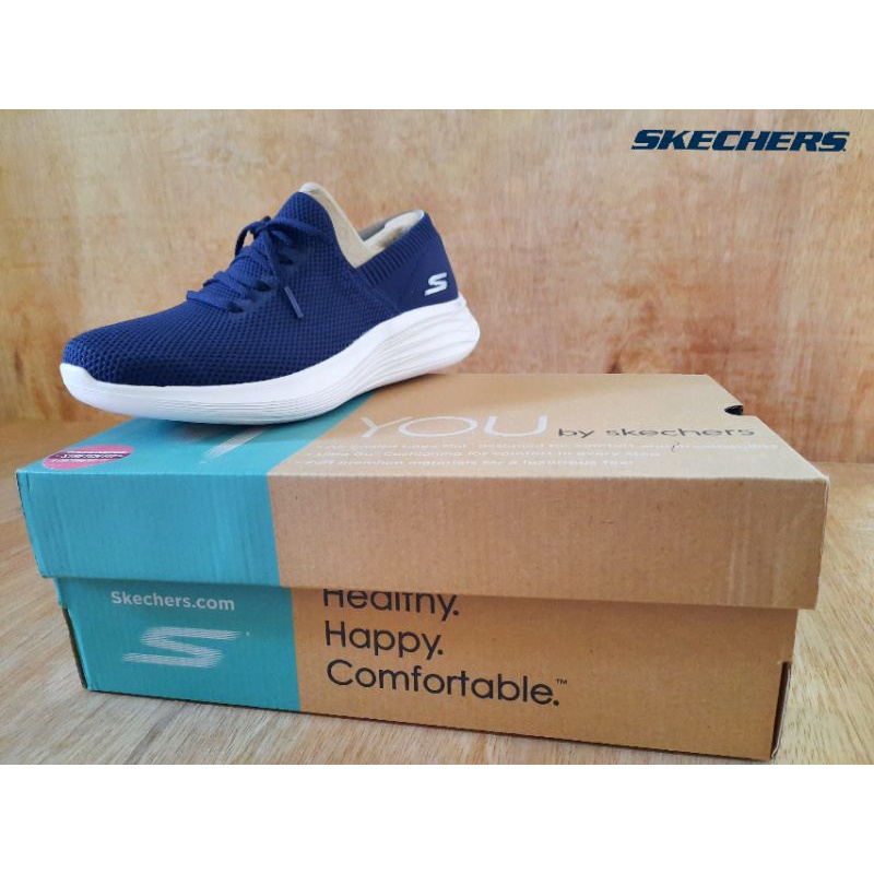sepatu original Skechers women navy sepatu Skechers you navy sepatu wanita Skechers original