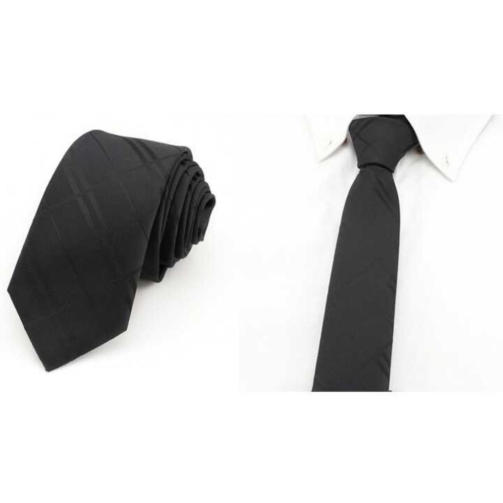 Unik Dasi Executive Kantor Formal Pria   Black Strip Limited