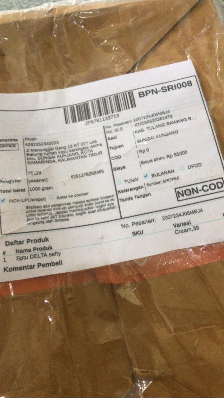  SEPATU  DELTA  CORDURA SEFTY PRIA UJUNG BESI SEFTY PDL 