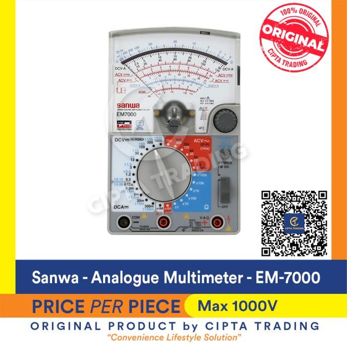 Current Meter Analog Multimeter - Sanwa - Em7000 Analog Multitestersfet Tester
